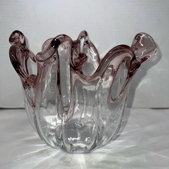 🌟🌟 Murano Glass Vase Made in Italy Hx9”, Dx8” - Picture 2 of 11